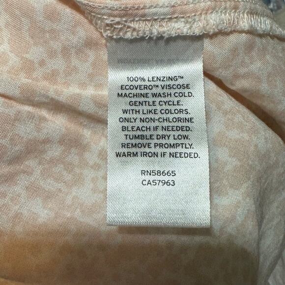 Abound Mini Printed Skirt In White Blush Pink Elastic Waist  NWT XS - Picture 6 of 8